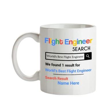 Imagem de Caneca personalizada de engenheiro de voo - Presentes personalizados de engenheiro de voo - de engenheiro de voo - Personalizada com o seu nome de engenheiro de voo - Caneca de café
