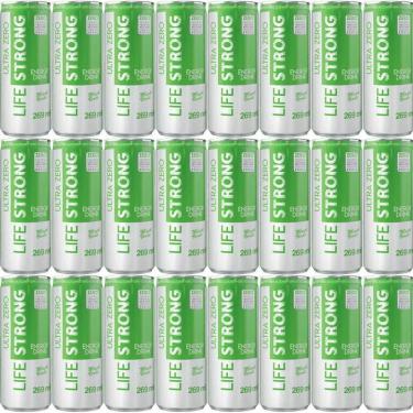 Imagem de Energético Life Strong Energy Drink 24 Unidades Maça Verde