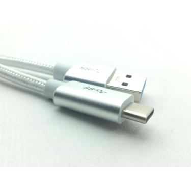 Imagem de Cabo Usb 3.1 Tipo C Macho Para Usb 3.0 Macho De 1 Metro