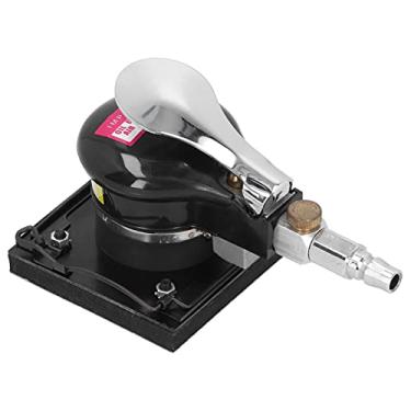 Imagem de Lixadeira pneumática, Lixadeira profissional de órbita aleatória, Lixadeira seca 10.000 RPM Regulador embutido Lixa máquina de lixa moagem a gás a seco para madeira, compósitos, carro, metal