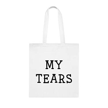 Imagem de Sacola My Tears, presente My Tears, bolsa de ombro My Tears, bolsas reutilizáveis My Tears, ideia de presente de cesta de Natal de aniversário, presente para ela, presente para ele,