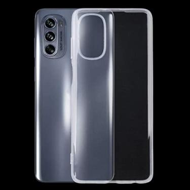 Imagem de HONGYAN Capa de telefone Para Motorola Moto G62, capa de telefone TPU ultrna Capa protetora