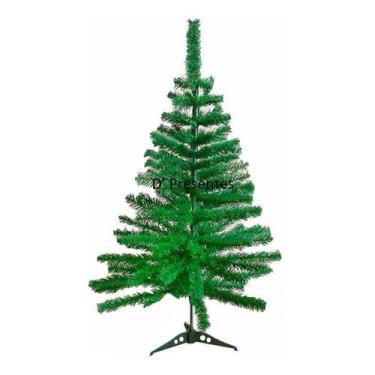 Imagem de Árvore Pinheiro Natal Pequena 90cm Verde/Nevada/Br - Simples - D' Pres