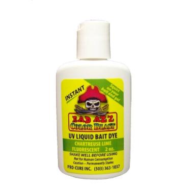 Imagem de Pro-Cure Bad Azz Color Blast Tinta líquida para isca, verde-limão fluorescente, 60 ml