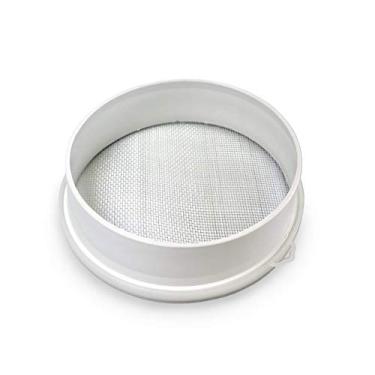 Imagem de Coador de peneira de cuscuz de 23 cm/9" - peneira de plástico, malha de aço inoxidável de 3 mm, multicolorido