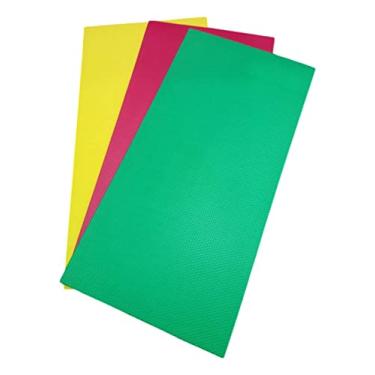 Imagem de Kit 4 Colchonetes EVA Tapete Yoga 100x50x1cm 10mm Coloridos