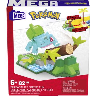 Imagem de Mega Construx Pokémon Bulbassaur Diversão Na Floresta Mattel