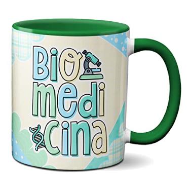 Imagem de Caneca Biomédico Profissional Biomedicina Profissão Presente (Verde)
