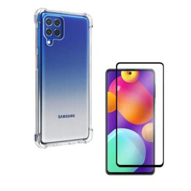 Imagem de Capa Capinha Anti Impacto + Película de Cerâmica 9D Compatível Com Samsung Galaxy M62 - (Hard Glass Store)