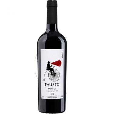 Imagem de Vinho Tinto Brasileiro Fausto Merlot (750ml) - Pizzato Vinhas E Vinhos
