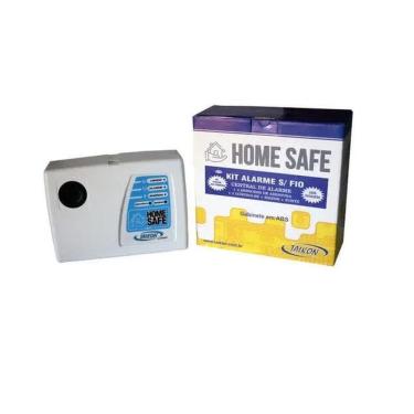 Imagem de Kit Alarme S/ Fio Residencial Comercial 4 Sensores Homesafe