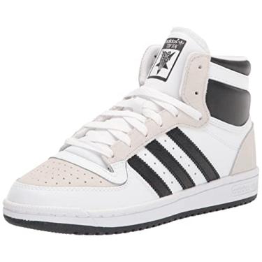 Imagem de adidas Originals Tênis masculino Top Ten Red Bulls, Branco/Cristal Branco/Branco/Núcleo Preto, 8.5