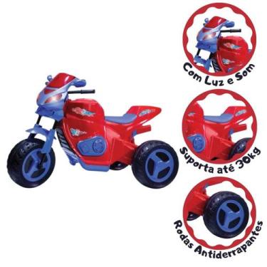 Moto Infantil Fada 6V Rosa/Lilás 1210L - Magic Toys