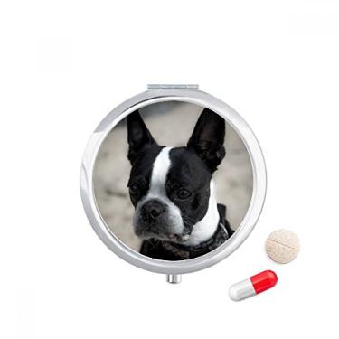 Imagem de Caixa de comprimidos Bulldog para animais de estimação, caixa de armazenamento de remédios