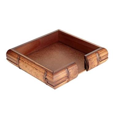 Imagem de Porta Guardanapo de Madeira Quadrado 20cm FullFit