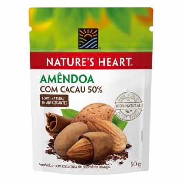 Imagem de Snack Nature's Heart Amêndoa e Cacau com 50g 50g