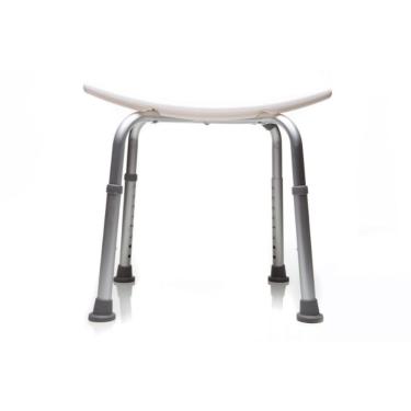 Imagem de Banco/Banqueta para Banho Ajustável em Alumínio para 100 kg modelo BB - Supermedy