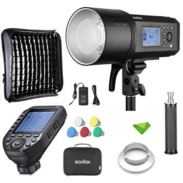 Imagem de Godox AD600Pro 600Ws TTL Flash com XProII-F Trigger para Fuji Fujifilm com Godox 60 * 60cm Softbox 2.4G 1/8000s 2600mAh Bateria 360 Flashes de potência total, 0,01-0,9s Reciclar Flash