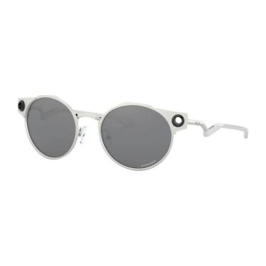Imagem de Óculos de Sol Oakley Deadbolt Satin Chrome W/ Prizm Black  masculino
