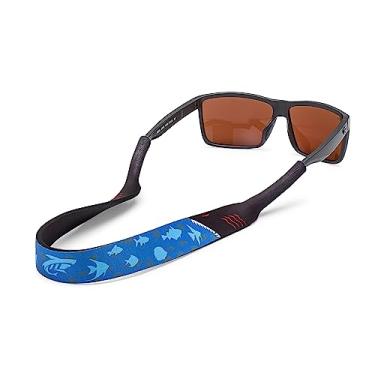 Imagem de Pilotfish Alça de neoprene para óculos de sol – Retentor de óculos de sol de neoprene, cordão flutuante seguro para óculos de sol com extremidades antiderrapantes, Isca de tubarão, 19 inches