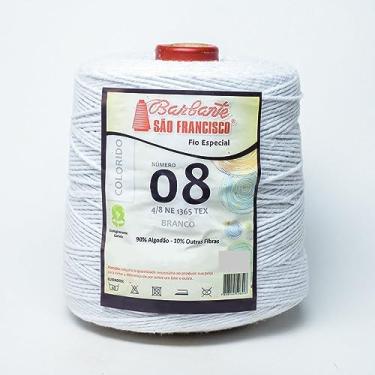 Imagem de Barbante Sao Francisco N 8 520m Diversas Cores Disponiveis (BRANCO)