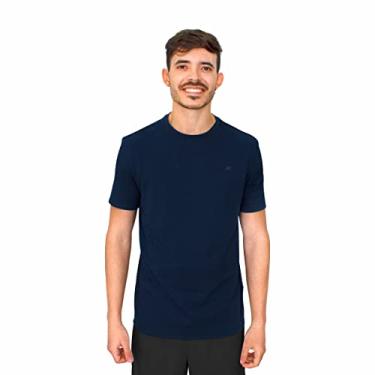Imagem de Camiseta Algodão Basic - Masculino - Muvin - SS - CSC-1100 (Azul Marinho, P)