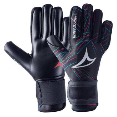 Imagem de Luva Goleiro HIGH pto - Three Stars