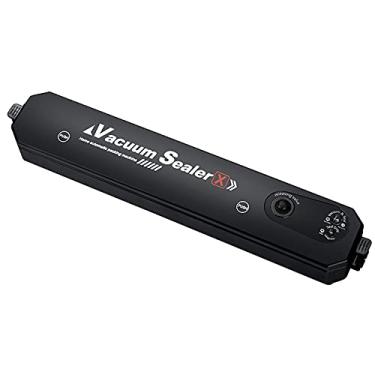 Imagem de Pruie Máquina de selagem de plástico pequena para uso doméstico, portátil, para preservação de alimentos, seladora automática, a vácuo, para armazenamento de alimentos, seladora de alimentos de precis