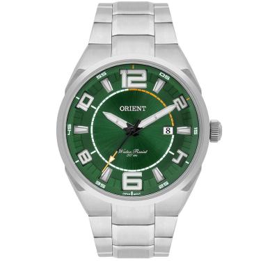 Imagem de Relógio ORIENT masculino analógico verde laranja MBSS1462 E2SX