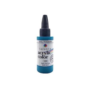 Imagem de Tinta Acrílica para Modelismo 30 ml Talento Avulso AZUL TURQUESA 1026