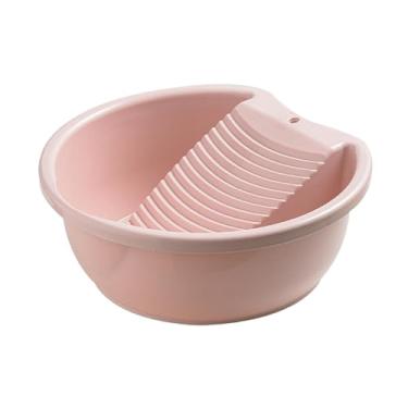 Imagem de Ｂｅｓｇａ Tábua de Lavar para Lavar As Mãos, Pia de Roupas, Tábua de Lavar para Casa, rosa, Tamanho real
