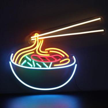Imagem de Placa Luminária De Neon Led - Lamen - Hutz