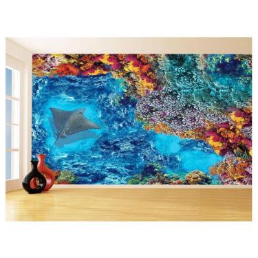 Imagem de Papel Para Piso De Porcelanato Liquido Água 3,5M Flr31