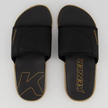 Imagem de Chinelo Kenner Slide Go Preto E Bege