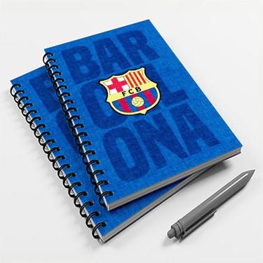 Imagem de Caderno Universitário 10 Mat Futebol Barcelona Mod. 02