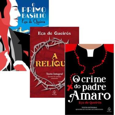 Imagem de Livros Eça De Queirós O Primo Basílio + A Relíquia + O Crime Do Padre