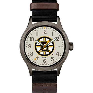 Imagem de Timex NHL Relógio masculino de embreagem de 40 mm, Boston Bruins,