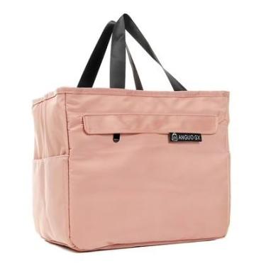 Imagem de Bolsa T?rmica Marmita Lancheira Imperme?vel Com Al?a marmita Fitness (ROSA)