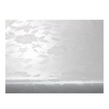 Imagem de Toalha De Mesa Térmica Pvc Impermeável Branca S 1,40 X 2,20 - Idealiza