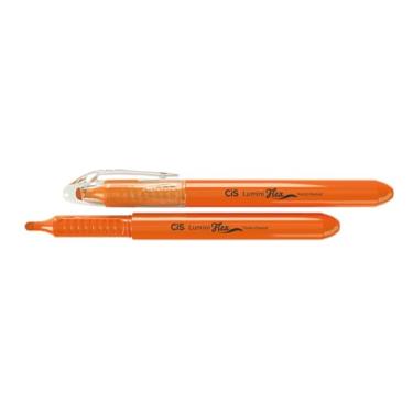 Imagem de CIS Marca Texto LUMINI FLEX - Laranja Neon - Blister com 1 unidade