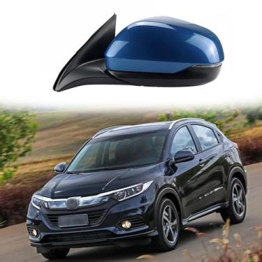 Imagem de Conjunto de espelho lateral do motorista adequado para HONDA Vezel HRV XRV Acessórios de espelho retrovisor 2014 2015 2016 2017 Conjunto de espelhos retrovisores de porta lateral (8 fios)