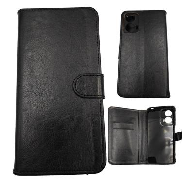 Imagem de Capinha capa Compatível Com MOTOROLA moto G24 Xt2423 Carteira lisa flip case