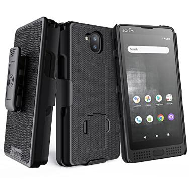 Imagem de BELTRON Capa Sonim XP10 com coldre, clipe de cinto resistente com clipe giratório para Sonim XP10 (AT&T FirstNet T-Mobile Verizon XP9900) - ajuste seguro e suporte integrado (força industrial) - preta