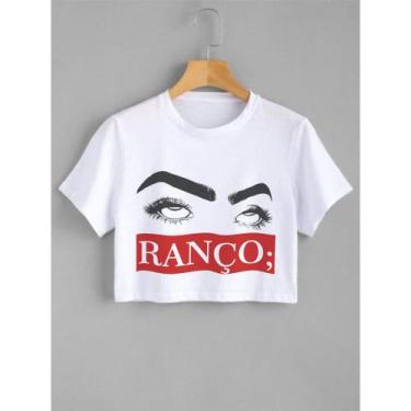 Imagem de Camiseta Cropped Ranço Crop Top Blusinha Tank Soltinha - No Sense