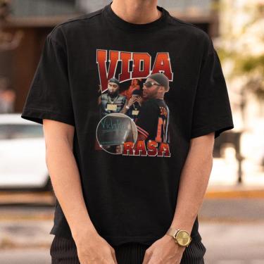 Imagem de Camiseta Streetwear Orochi Trapper Lara Vida Rasa Musica Fãs