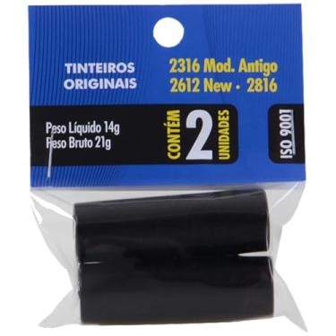 Imagem de 2 Rolete de Tinta para Etiquetadora Fixxar Tinteiro MX 2316 Antigo, 2612 New, 2816