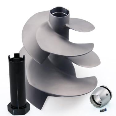 Imagem de CAPTAIN Substituição de impulsor duplo para Solas YV-TP-12/20, compatível com Yamaha WaveRunner FX SVHO, FX Cruiser SVHO, FZR, impulsor de 160 mm com chave e vedação