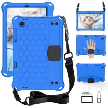 Imagem de Adequado para Samsung Galaxy Tab S6 Lite 2024 2022 2020 10,4 polegadas não tóxico EVA + PC capa protetora antiqueda para computador tablet (azul e preto, S6 Lite 2024 10.4)