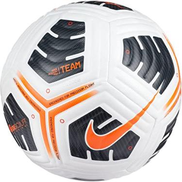 Imagem de NIKE CU8038-101 NK ACDMY PRO - Equipe FIFA SZ 5 bola de futebol recreativo unissex - adulto branco/preto/(laranja total) 5