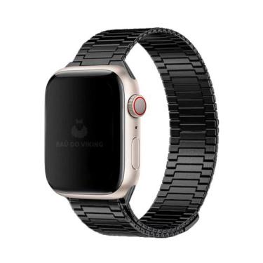 Imagem de Pulseira Elos Clássica Magnética Compatível com Apple Watch - Baú do V